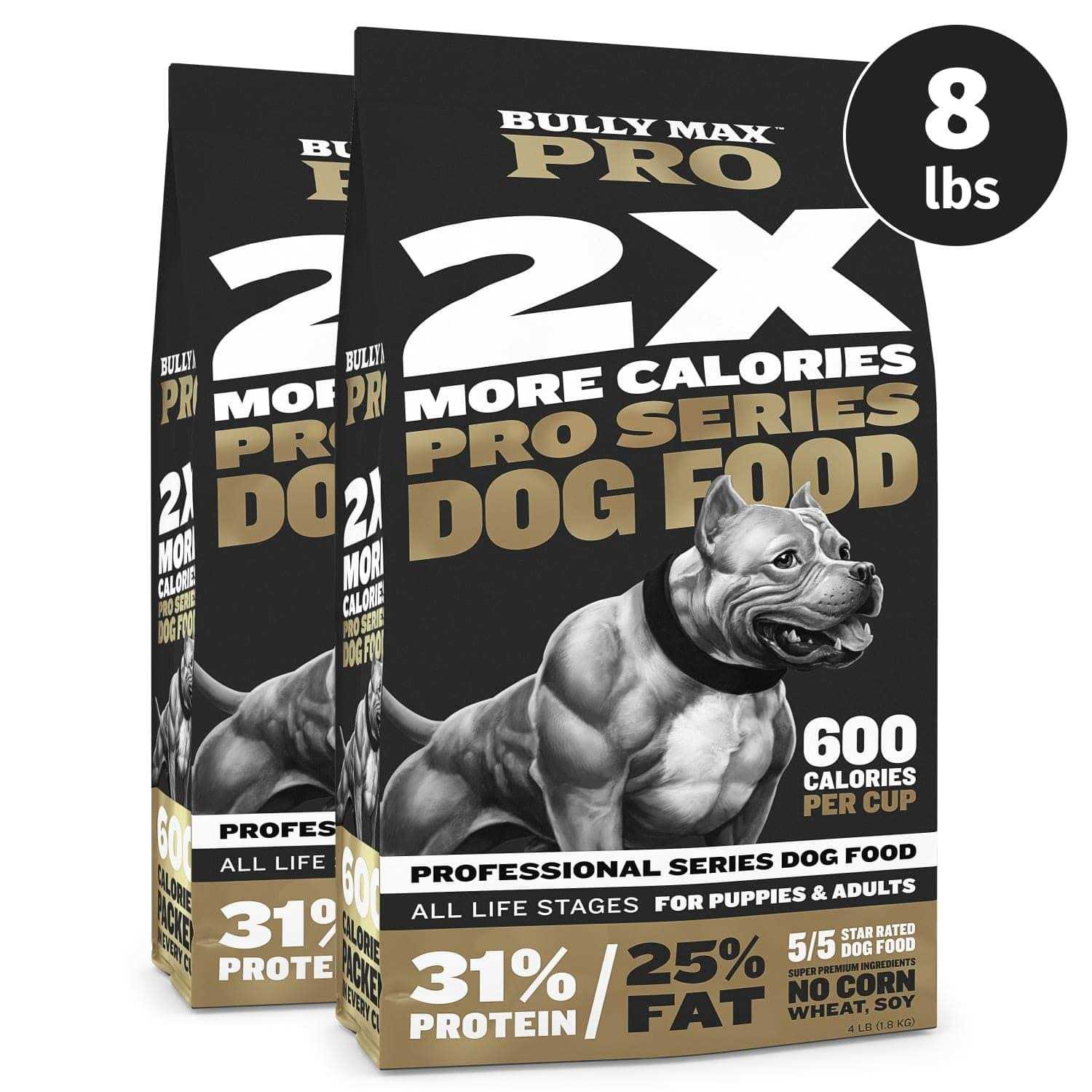Bully Max Pro Series 31/25 High Calorie Dog Food