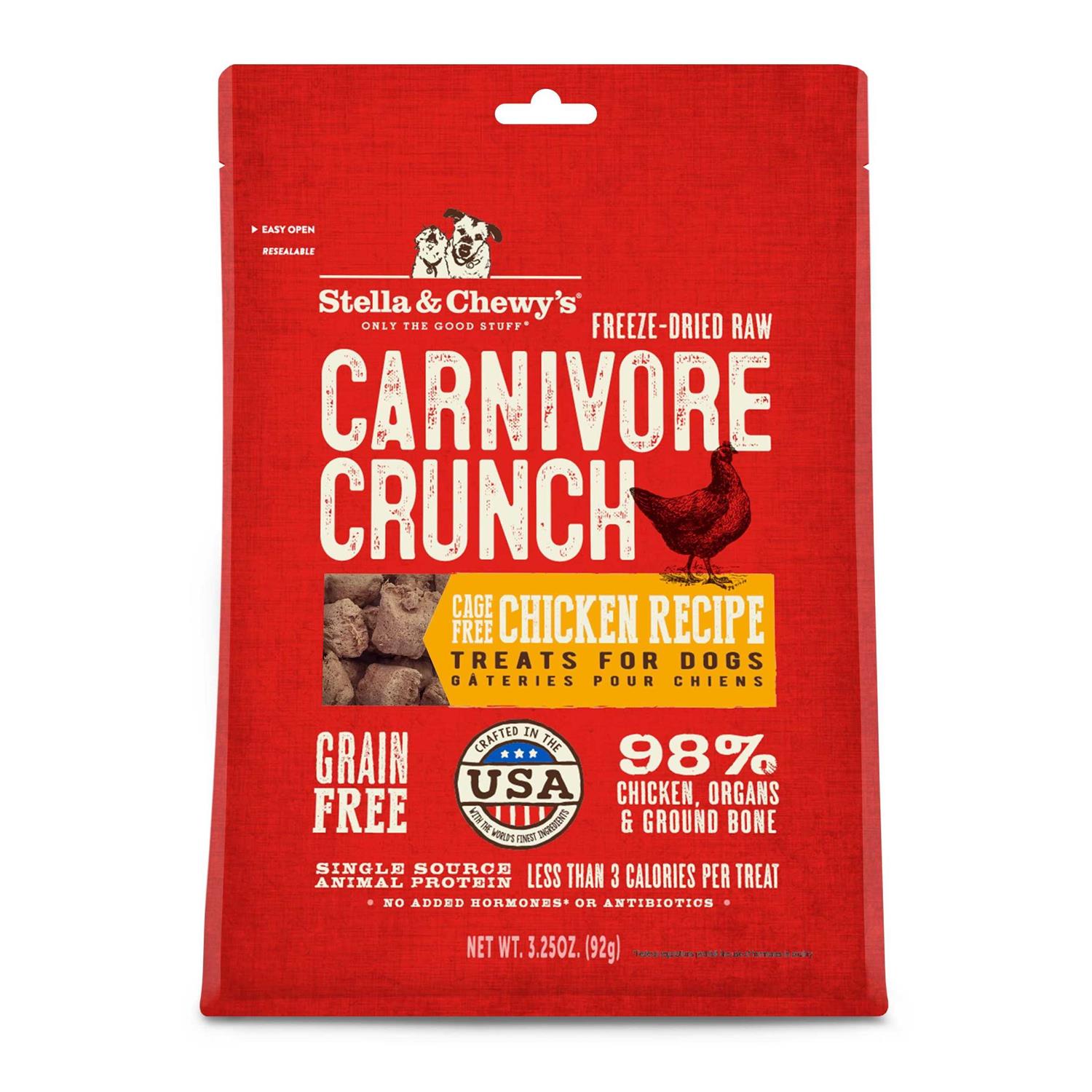 Stella & Chewy’s Carnivore Crunch Chicken Dog Treats