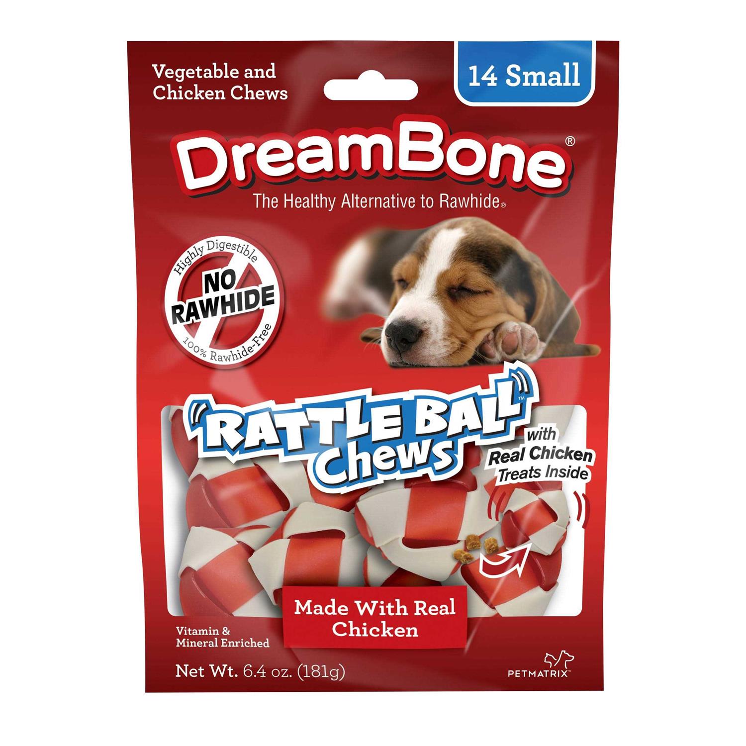 DreamBone Rattle Ball Chews