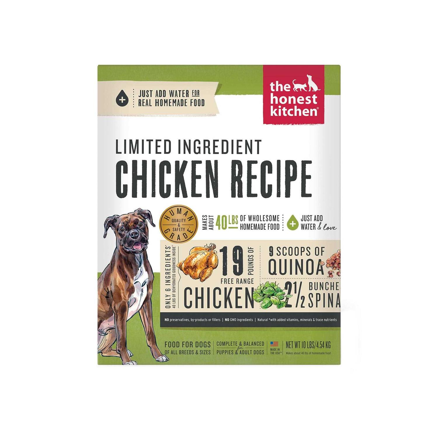 The Honest Kitchen Dehydrated Limited Ingredient Chicken Dog Food