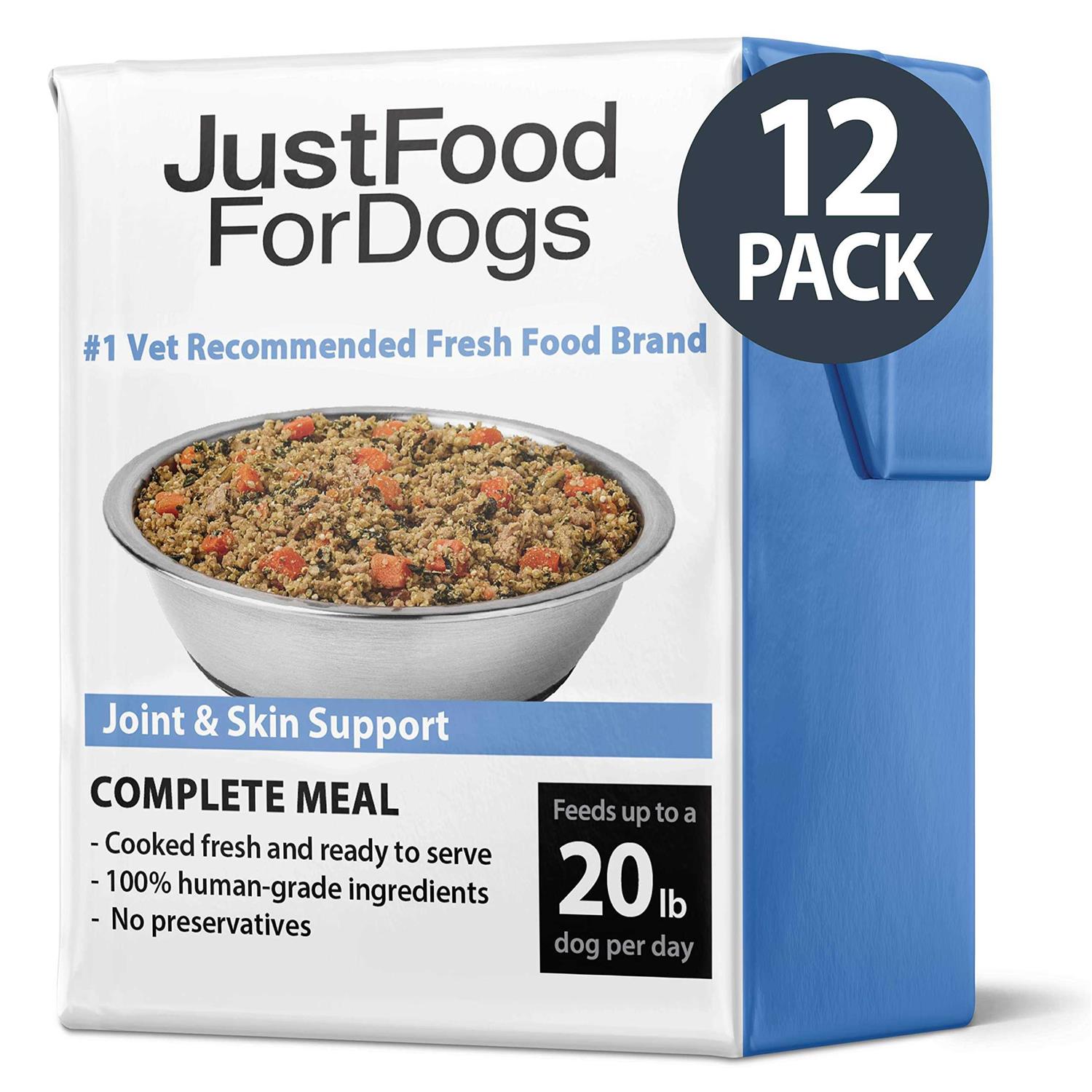 JustFoodForDogs Pantry Fresh Dog Food and Puppy Food Joint & Skin Support
