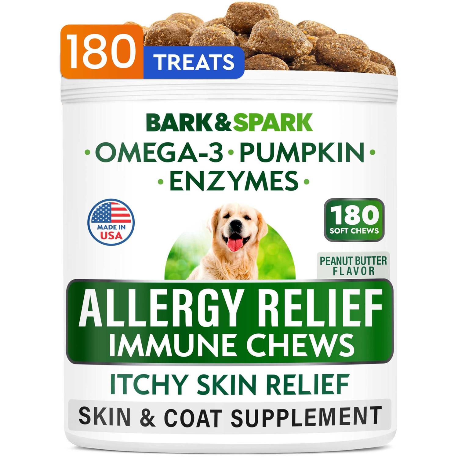 Bark&spark Allergy Relief Immune Chews Itchy Skin Relief