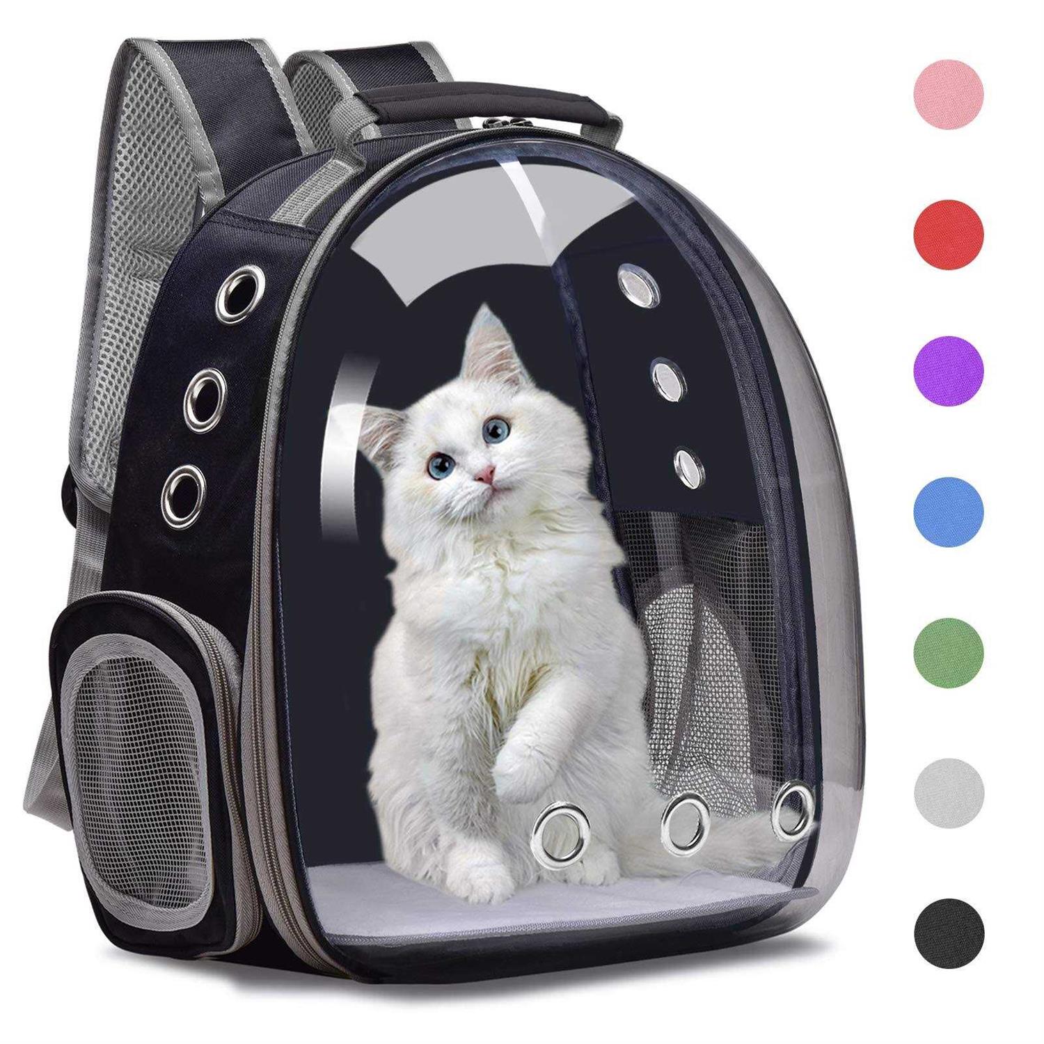 Henkelion Cat Backpack Carrier Bubble Bag Small Dog Backpack Carrier for Small Dogs