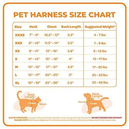 Voyager Step-in Lock Pet Harness All Weather Mesh, Adjustable Step in Harness for Cats and Dogs by Best Pet Supplies