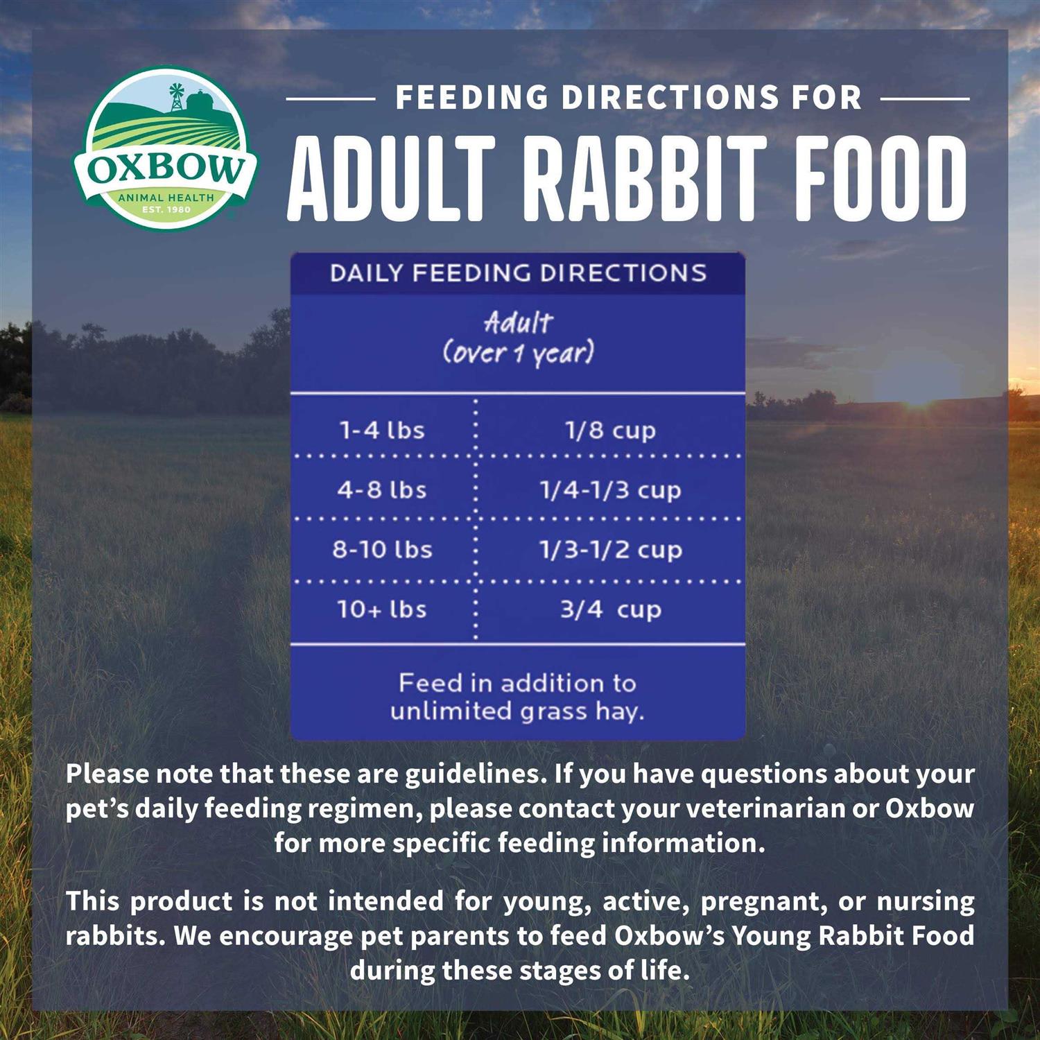 Oxbow Garden Select Adult Rabbit Food