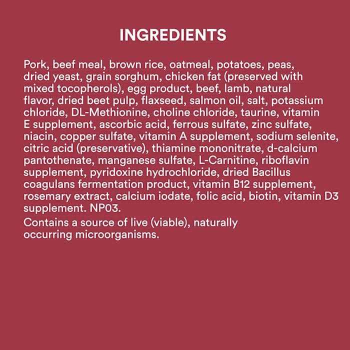 WholeHearted Whole Grains with Pork Beef & Lamb Dry Dog Food