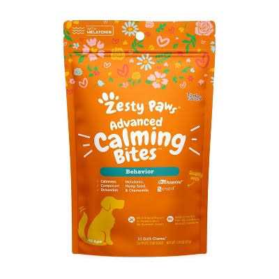 Zesty Paws Valentine + Easter Calming Bites Combo for Dogs Turkey Flavor