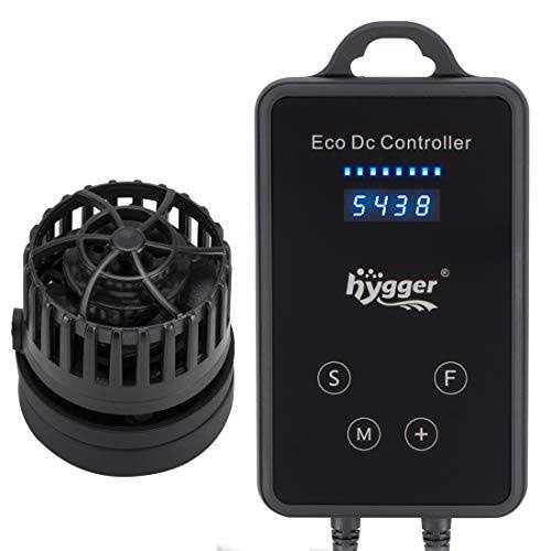 hygger Mini Wave Maker Magnetic DC Powerhead with LED Display Controller for Saltwater Tank