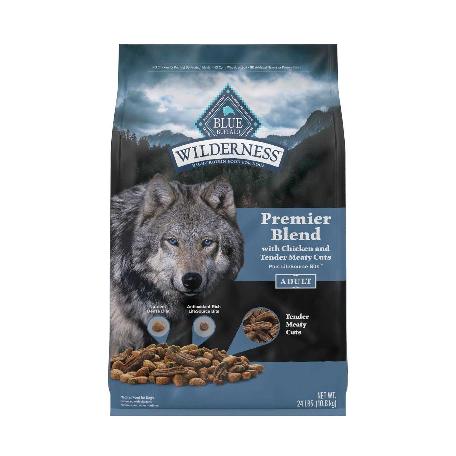 Blue Buffalo Wilderness Chicken Dry Premier Blend Adult Dog Food