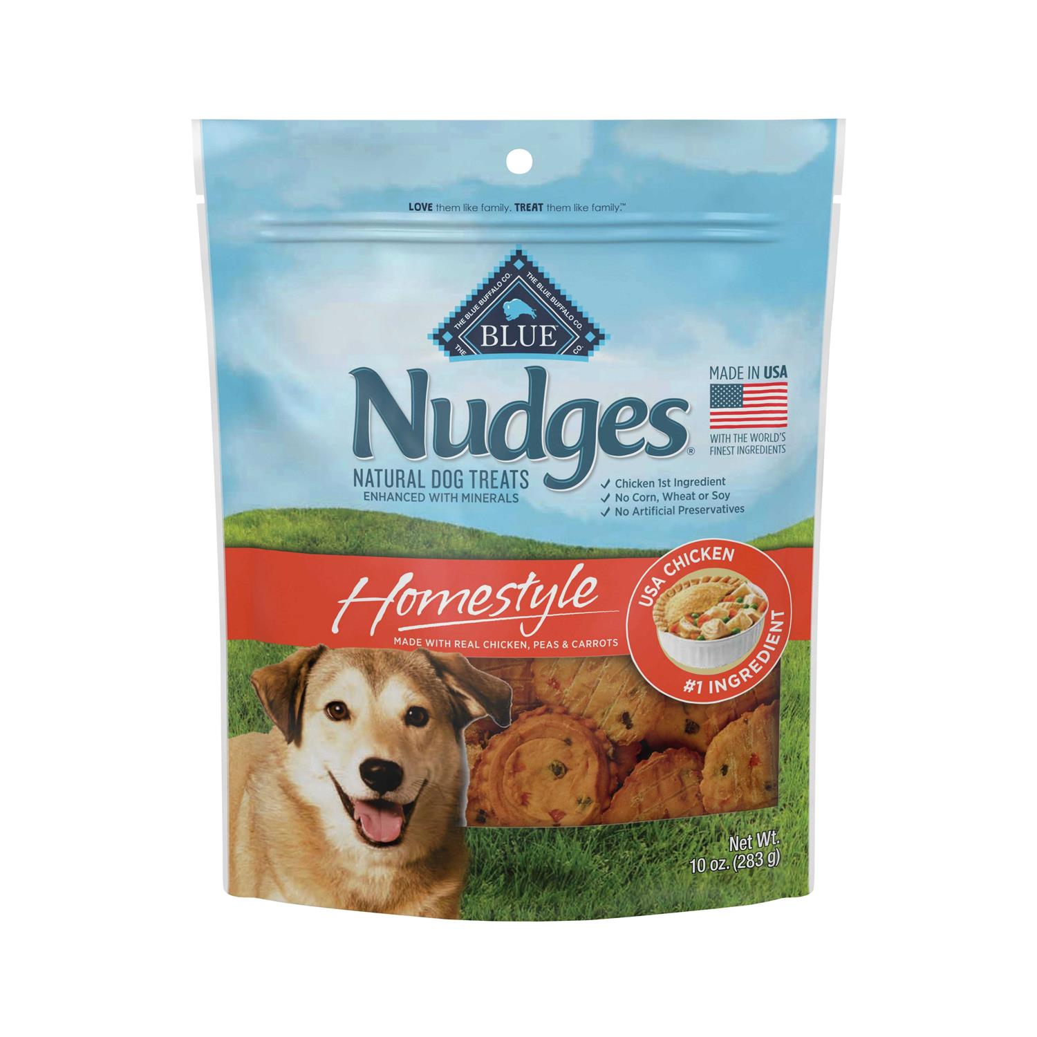 Blue Buffalo Nudges Homestyle Chicken Natural Dog Treats