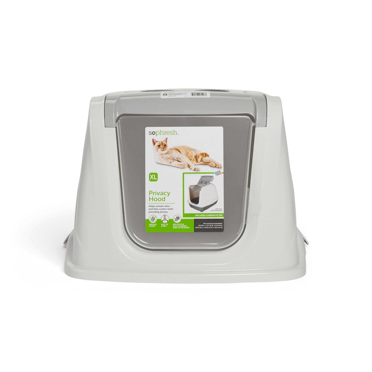 So Phresh Flip Top Cat Litter Box Hood