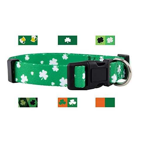 Native Pup St Patricks Day Dog collars