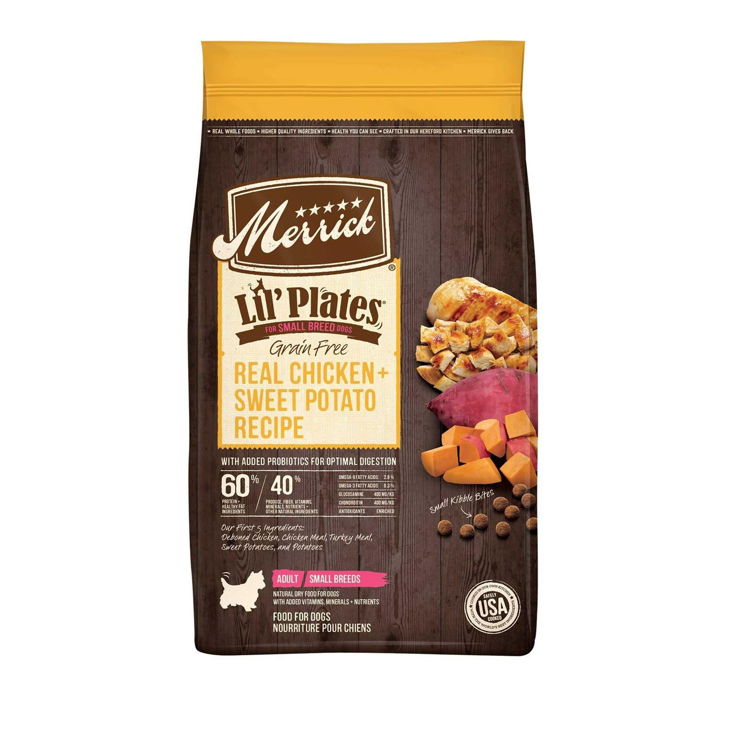 Merrick Lil’ Plates Grain Free Real Sweet Potato Small Breed Dry Dog Food