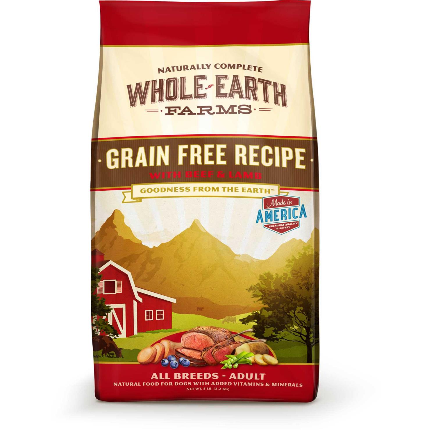 Whole Earth Farms Grain-Free Pork Beef & Lamb Dry Dog Food