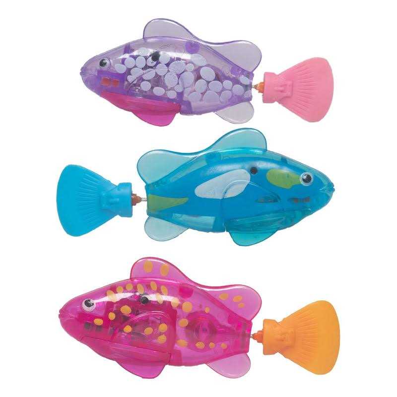 Pawdoria Interactive Cat Toy Robotic LED Fish 3-Pack