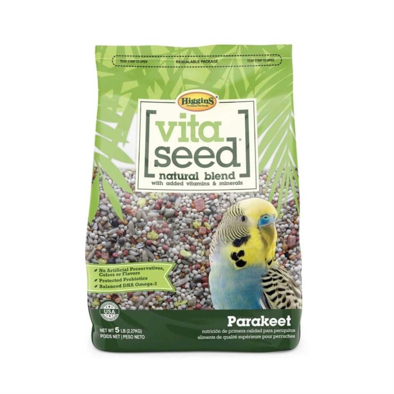 Higgins Vita Seed Parakeet Food
