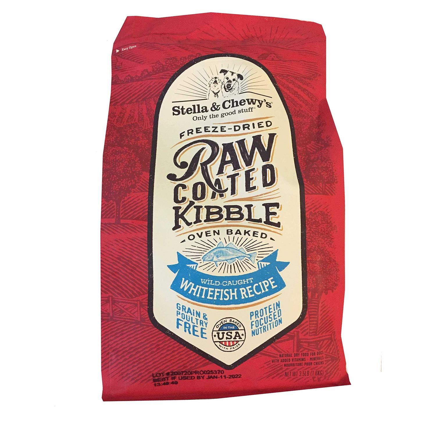 Stella & Chewy’s Raw Coated Dog Kibble Wild Caught Whitefish