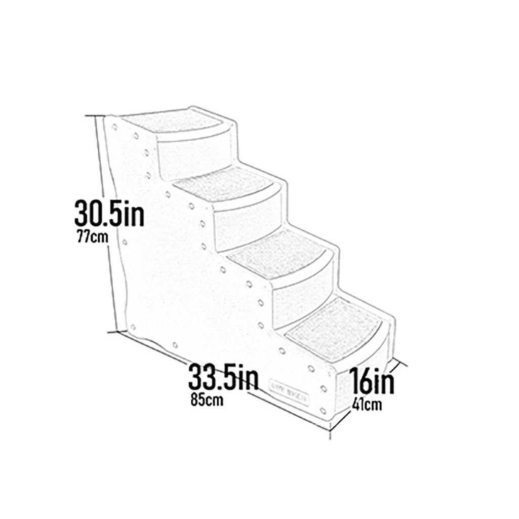 Easy 4 Step Pet Stair Pet Gear