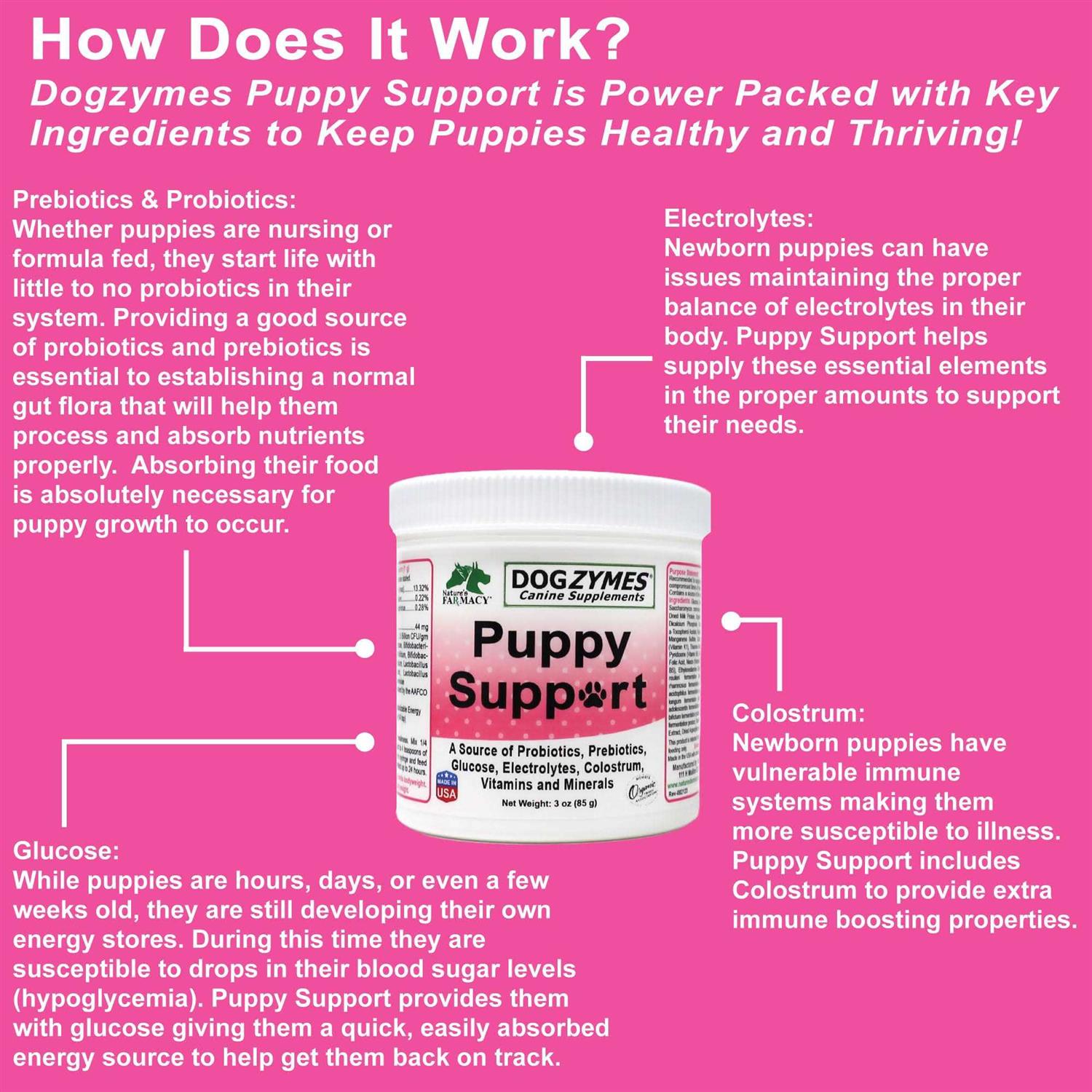 Dogzymes Fading Puppy Support