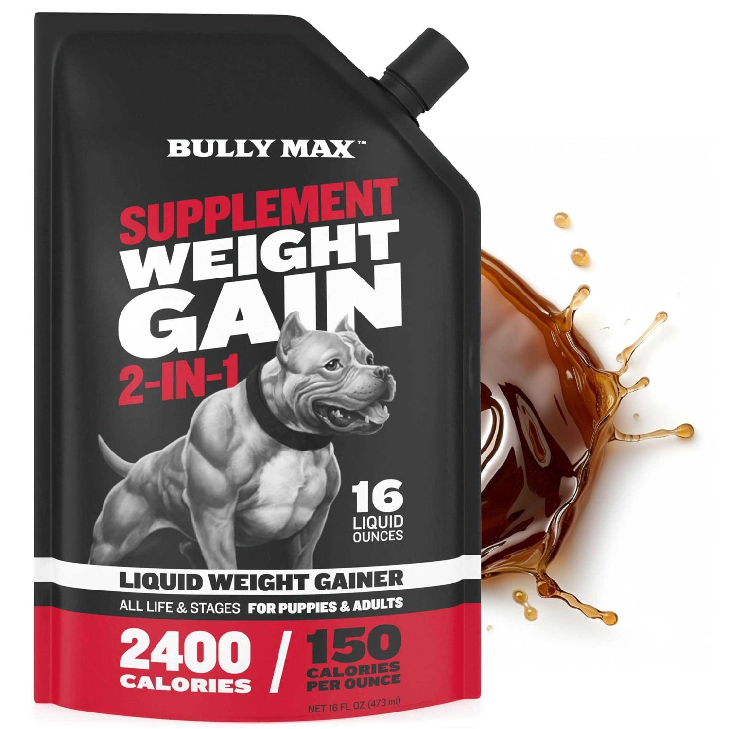 Bully Max Liquid Weight Gainer Supplement for Dogs