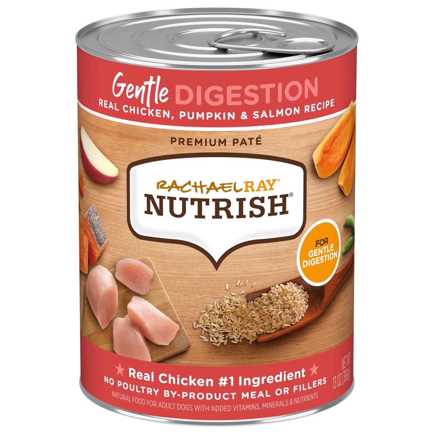 Rachael Ray Nutrish Gentle Digestion Chicken Pumpkin & Salmon Wet Dog Food