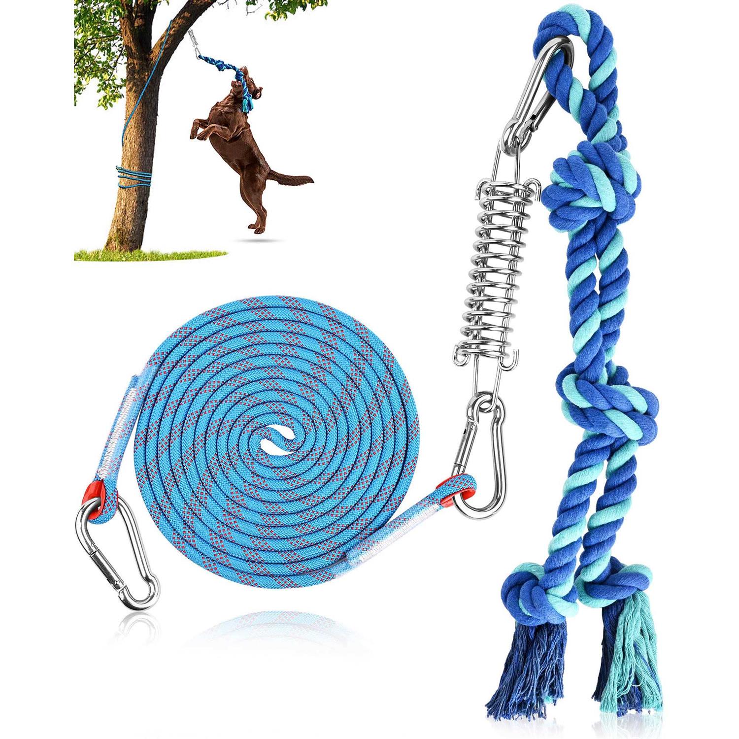 Petbobi Bungee Dog Toy Tree Tug Toy for Pitbull Interactive & Exercise