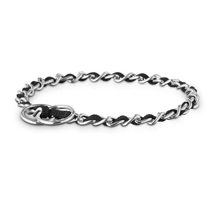 EveryYay Black Comfort Chain Dog Collar