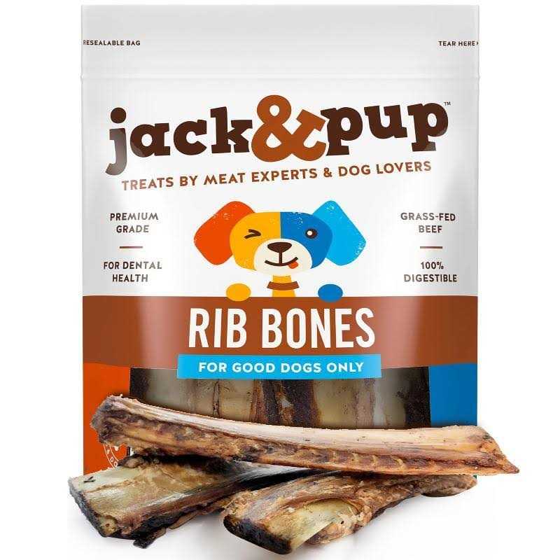 Jack&Pup Rib Bones Beef Dog Treats