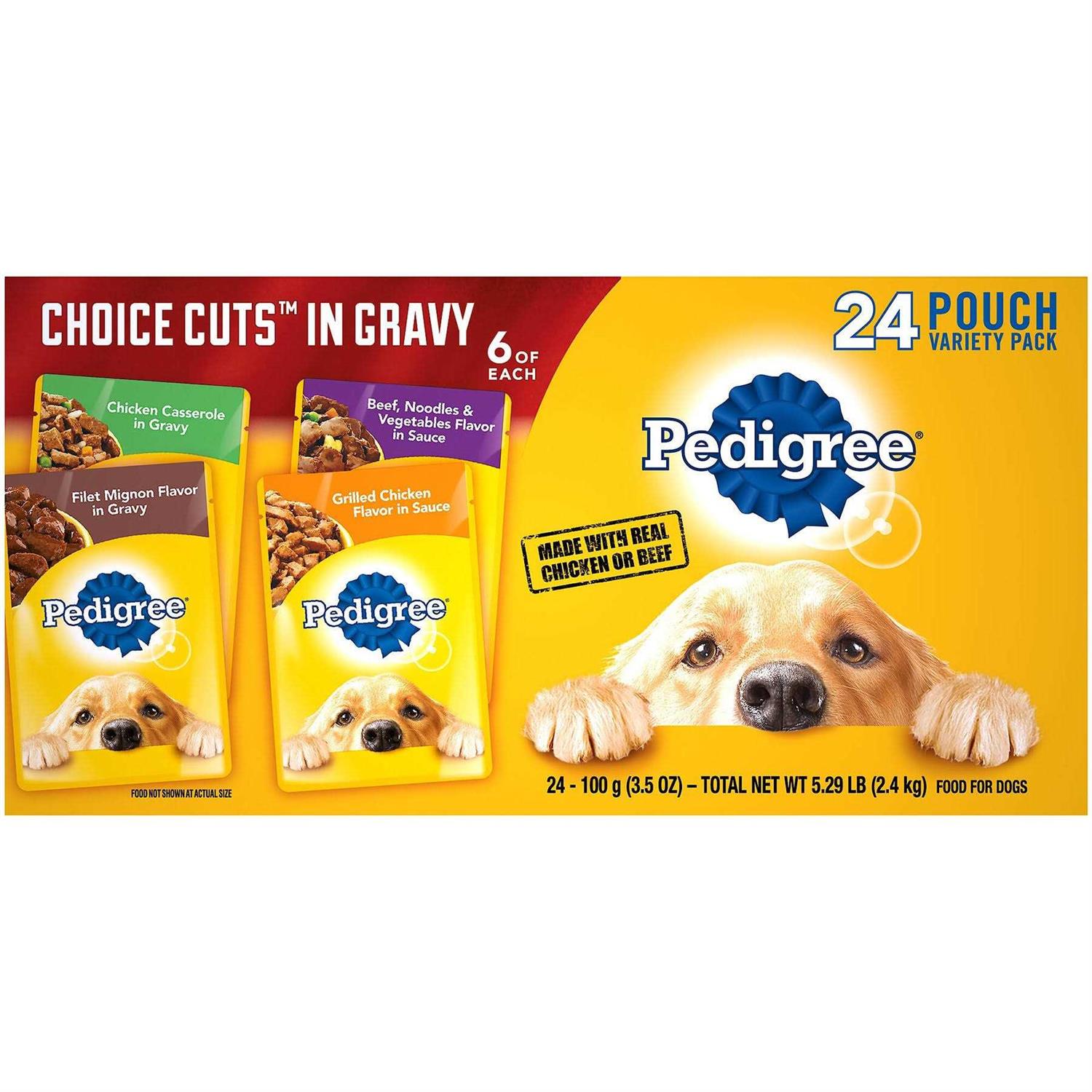 Pedigree Choice Cuts in Gravy Wet Dog Food Variety Pack