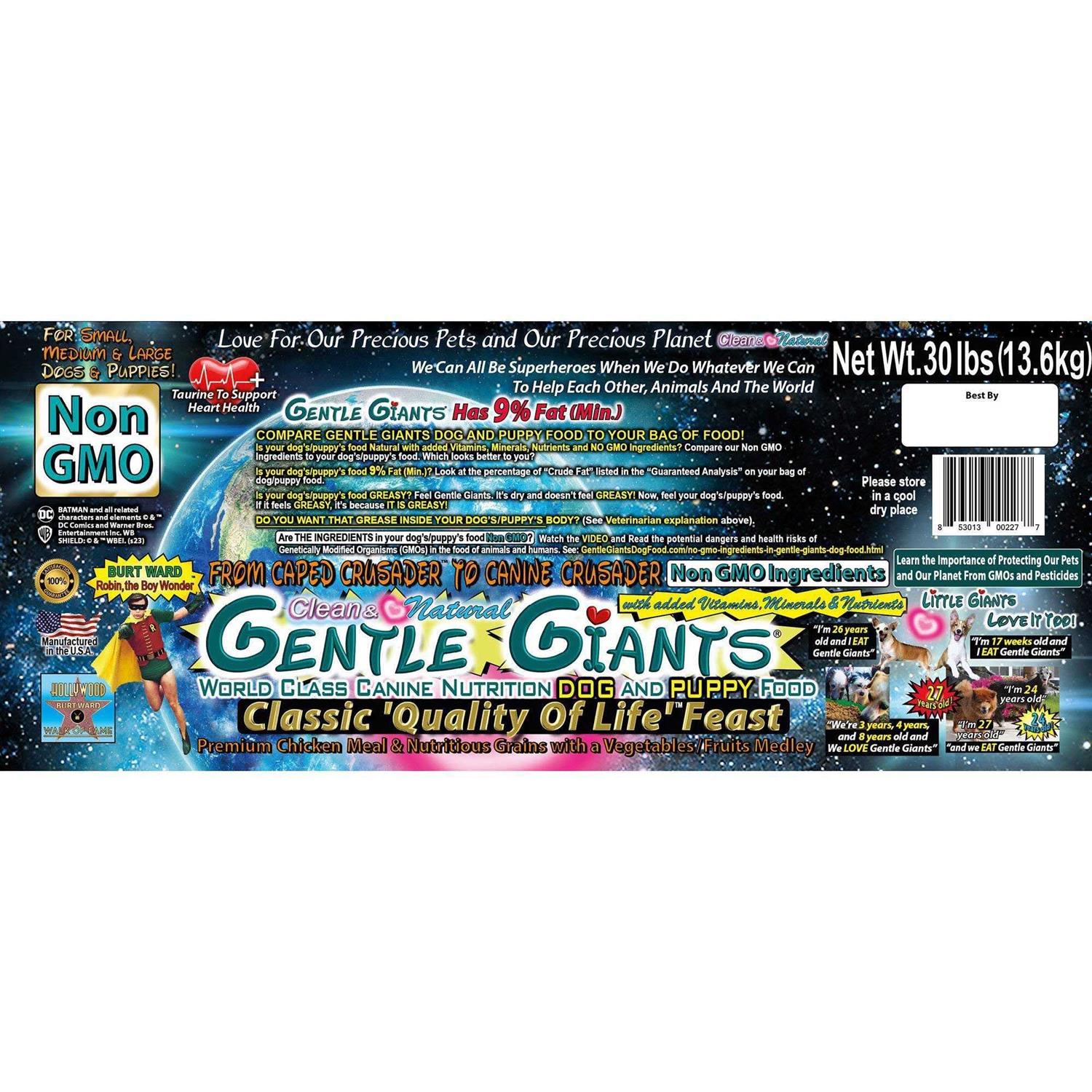 Gentle Giants Chicken World Class Dry Dog Food