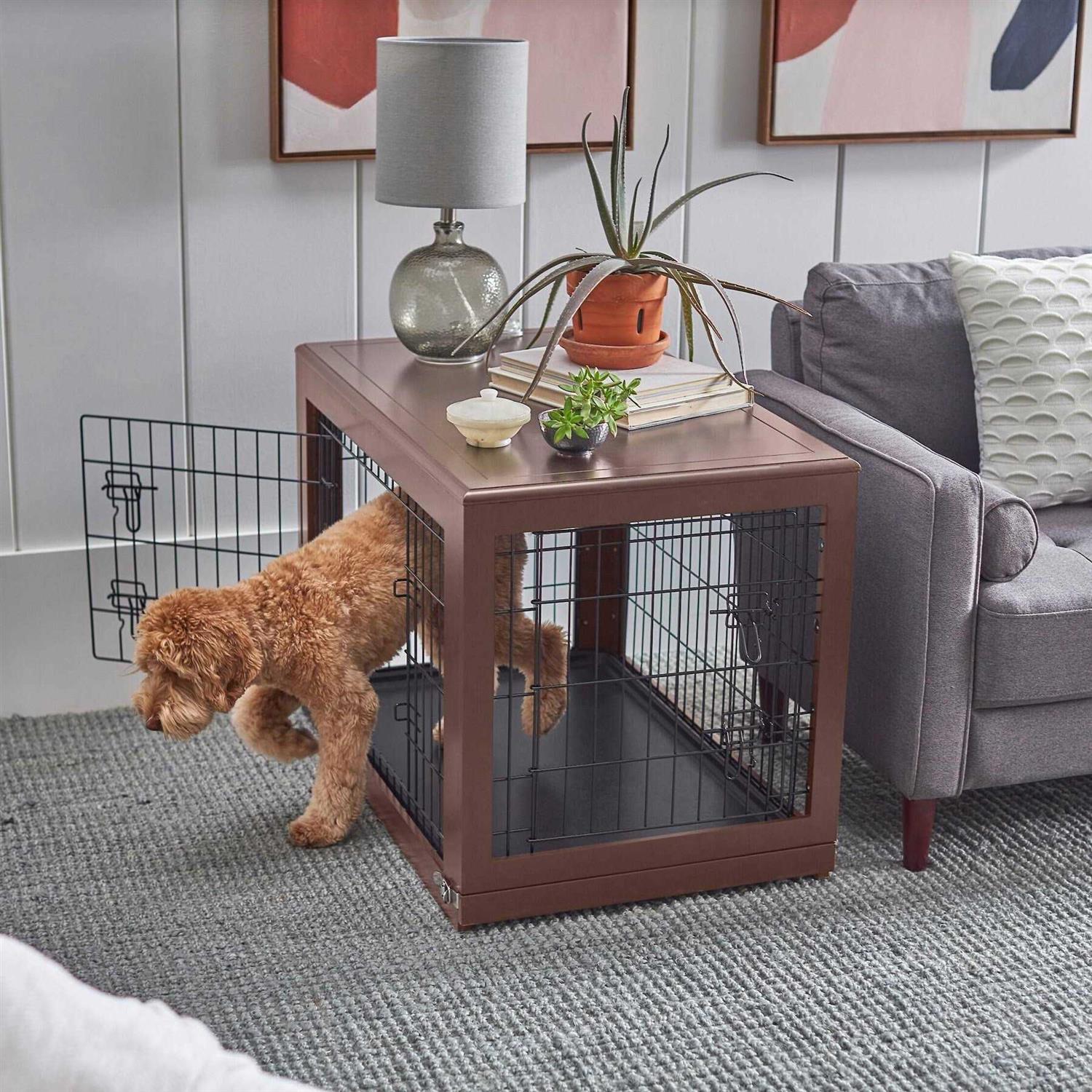 Frisco Double Door Furniture Style Dog Crate