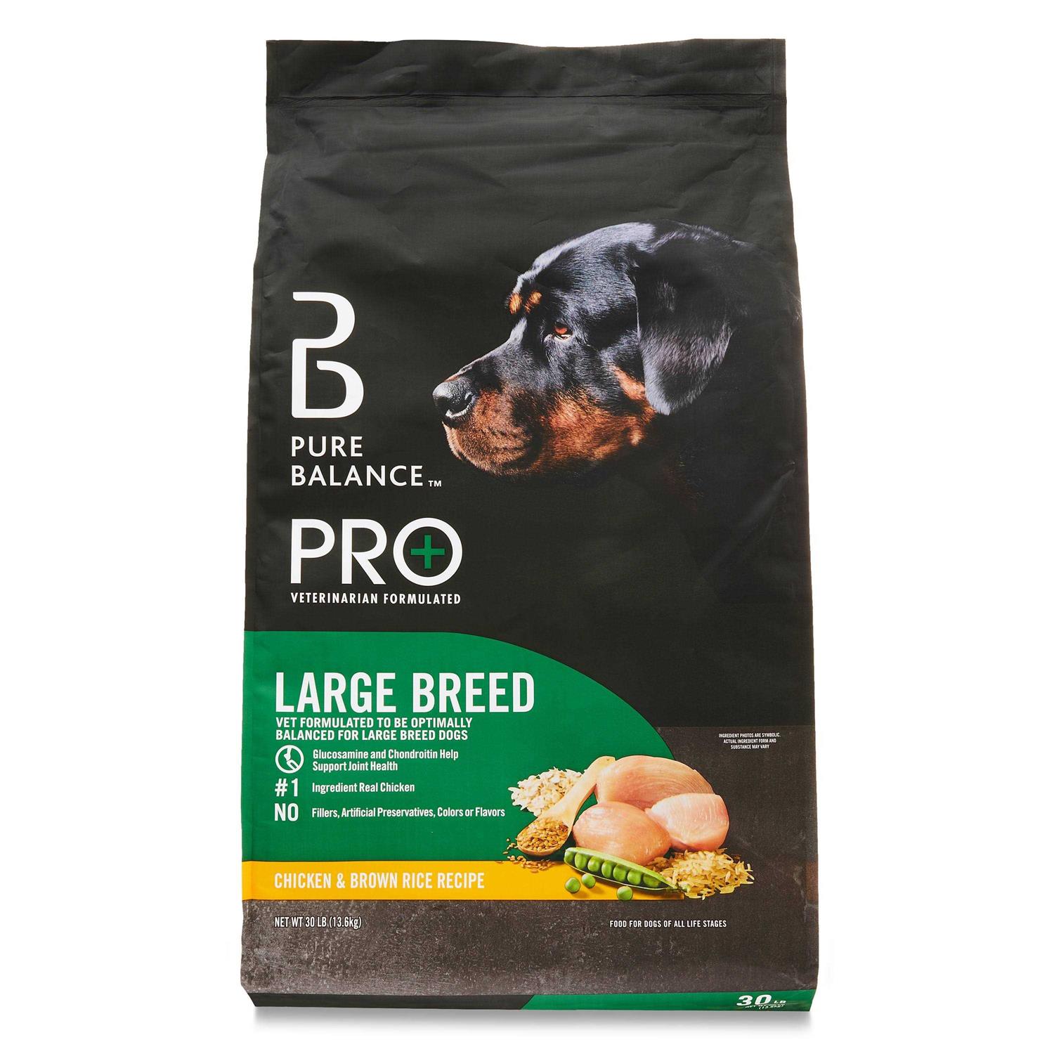 Pure Balance Pro+ Large Breed Chicken & Brown Rice Recipe Dry Dog Food