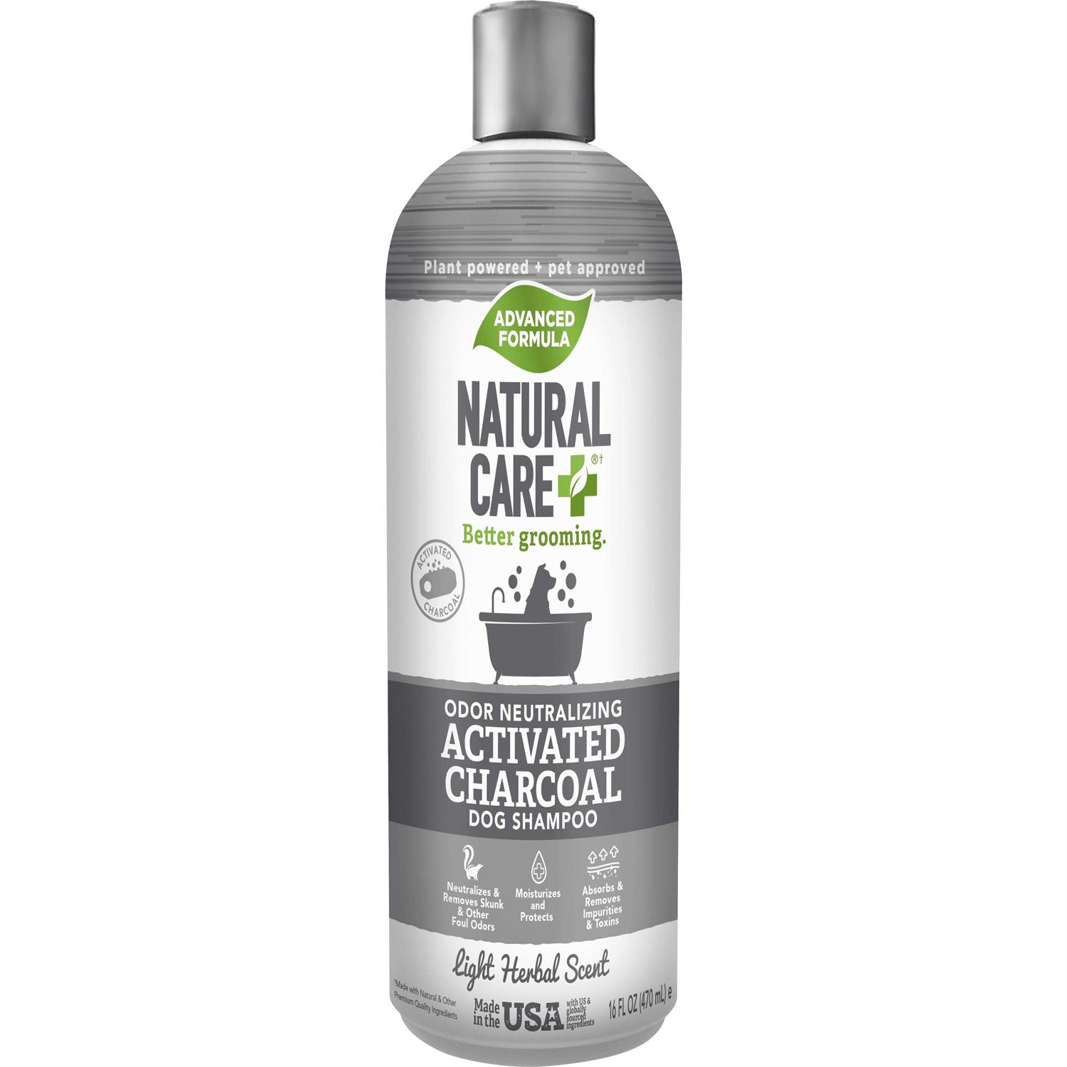 Natural Care Oder Neutralizing Activated Charcoal Shampoo for Dogs