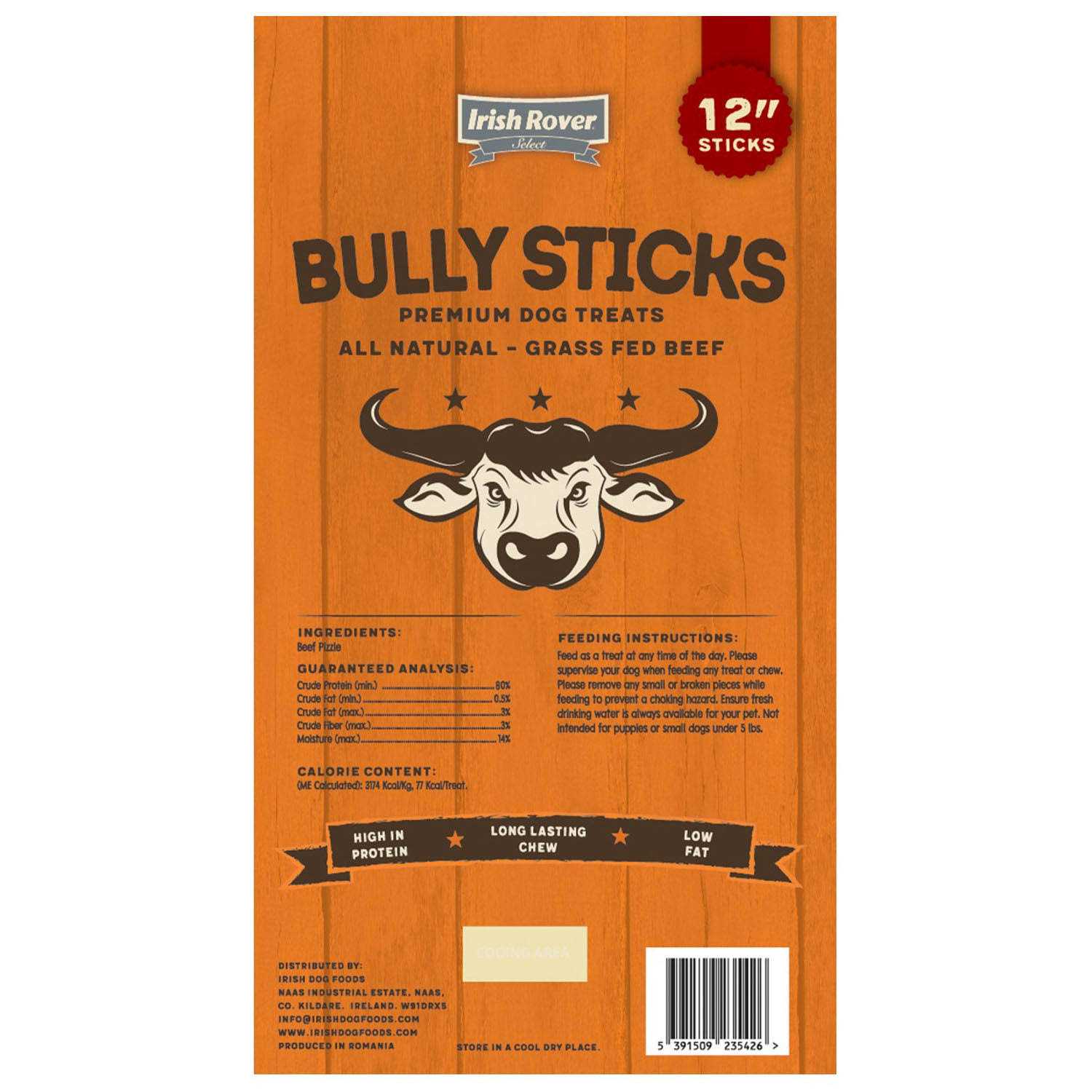 Irish Rover Beef Bully Sticks