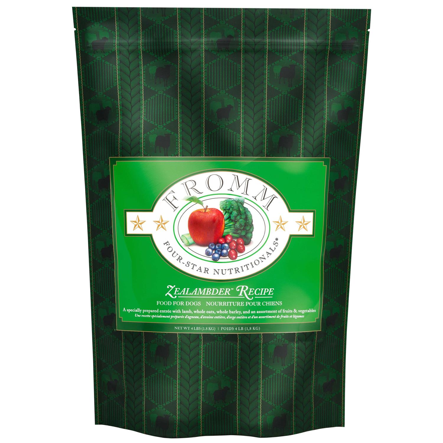 Fromm Four Star Dry Dog Food Zealambder Recipe