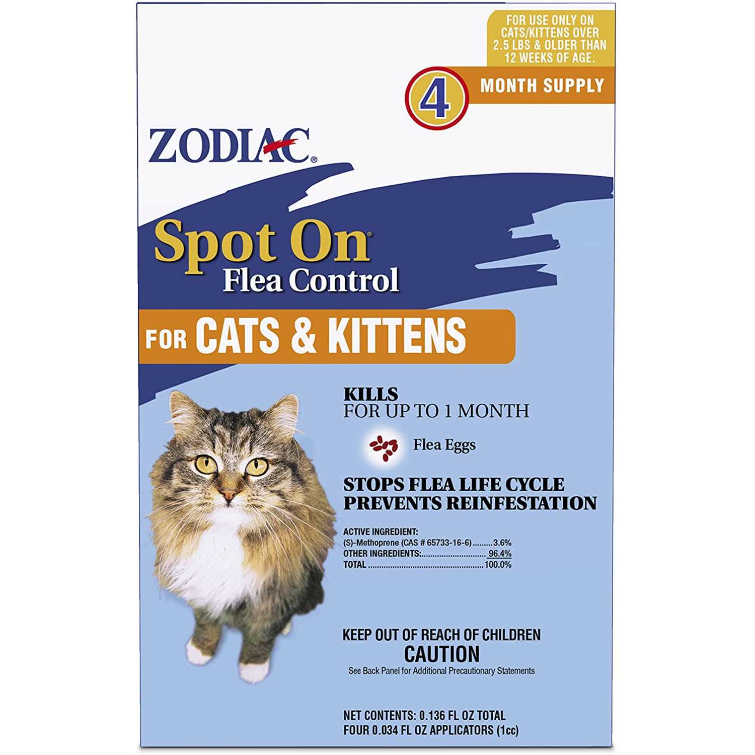 Zodiac Spot On Flea Cats & Kittens