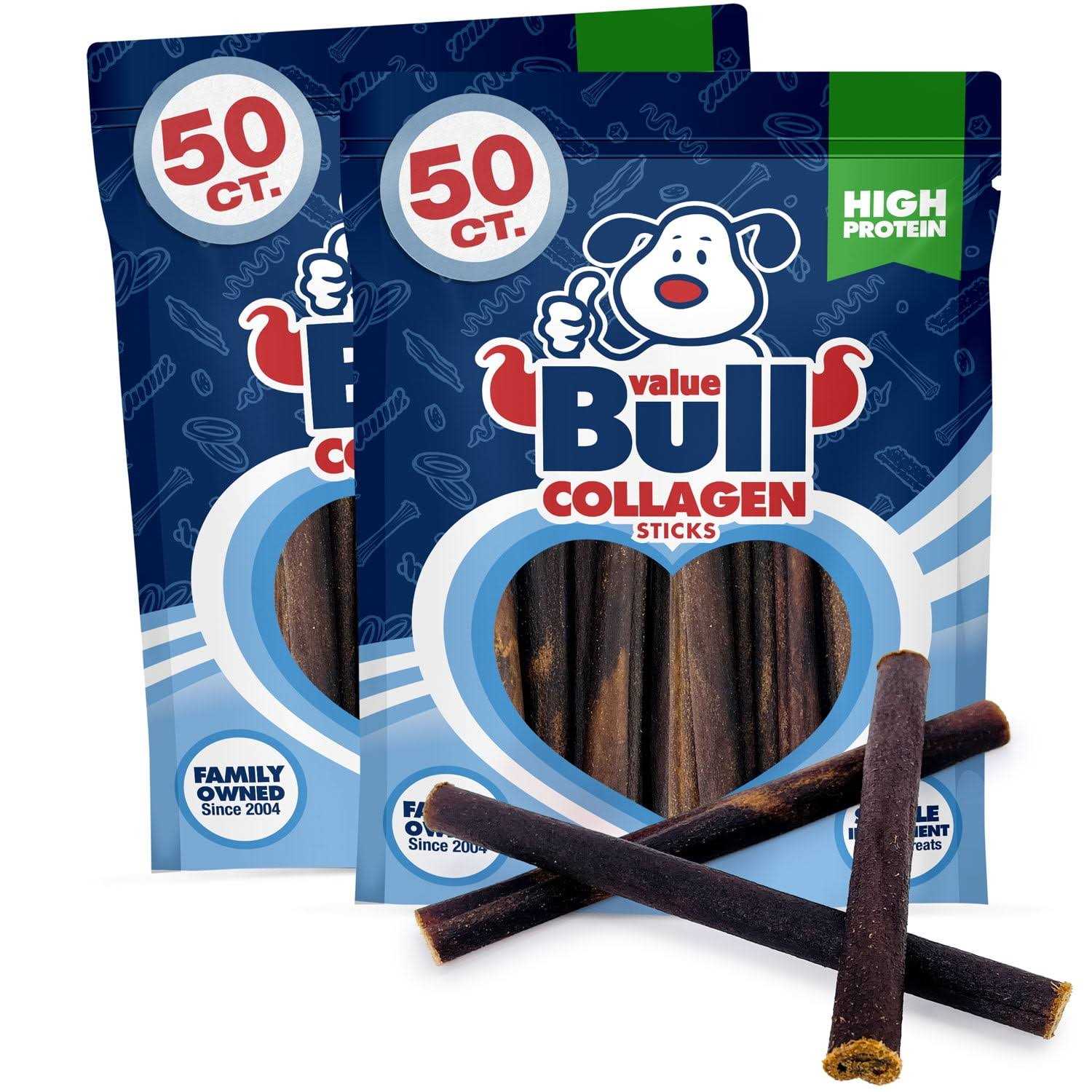 ValueBull USA Collagen Sticks Premium Beef Dog Chews