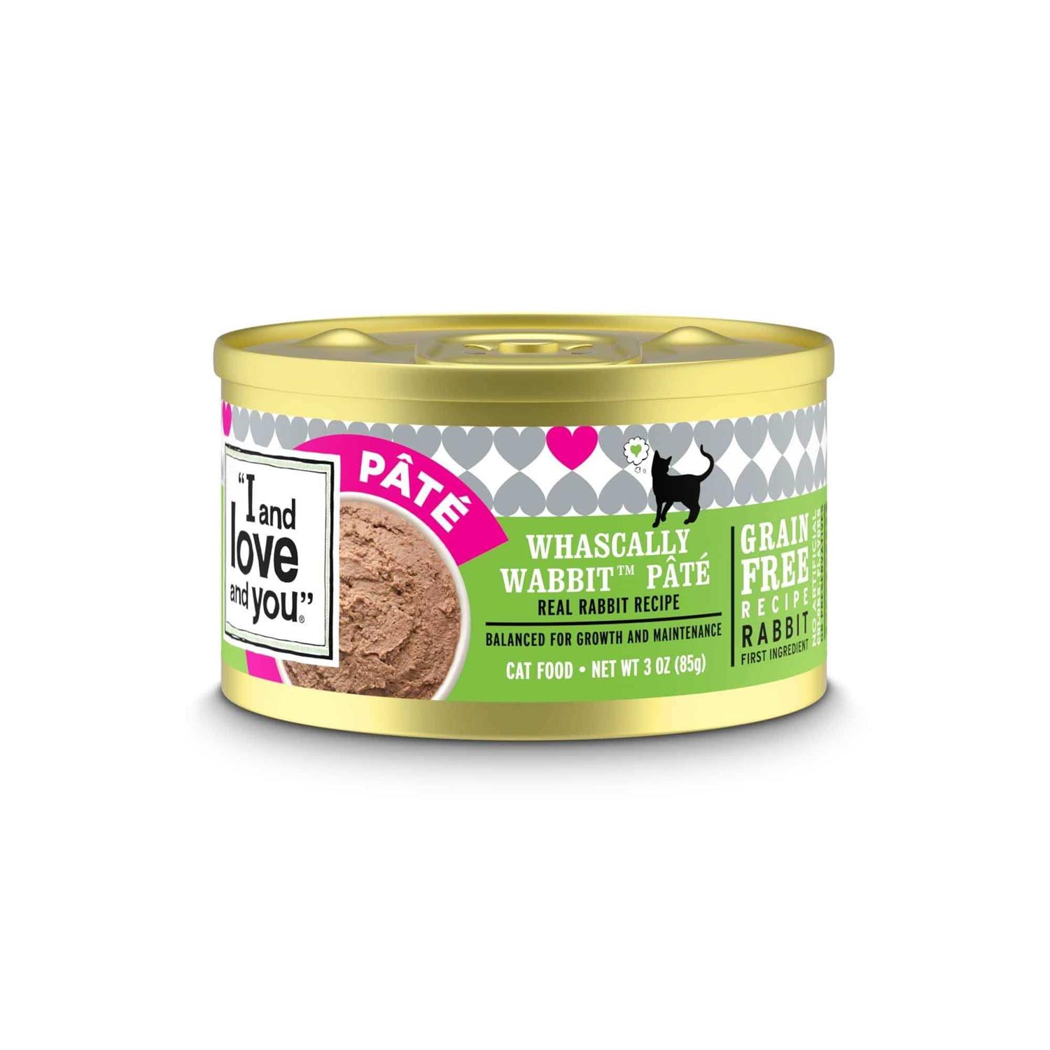 I and Love and You Grain Free Whascally Rabbit Recipe Canned Cat Food