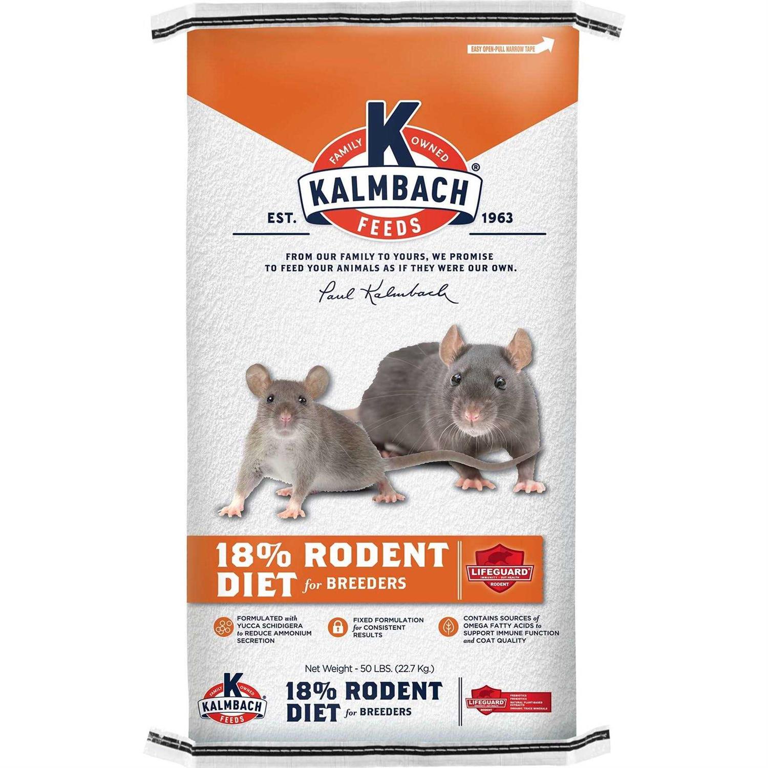 Kalmbach Feeds Rodent Diet Cubes Rats & Mice Food