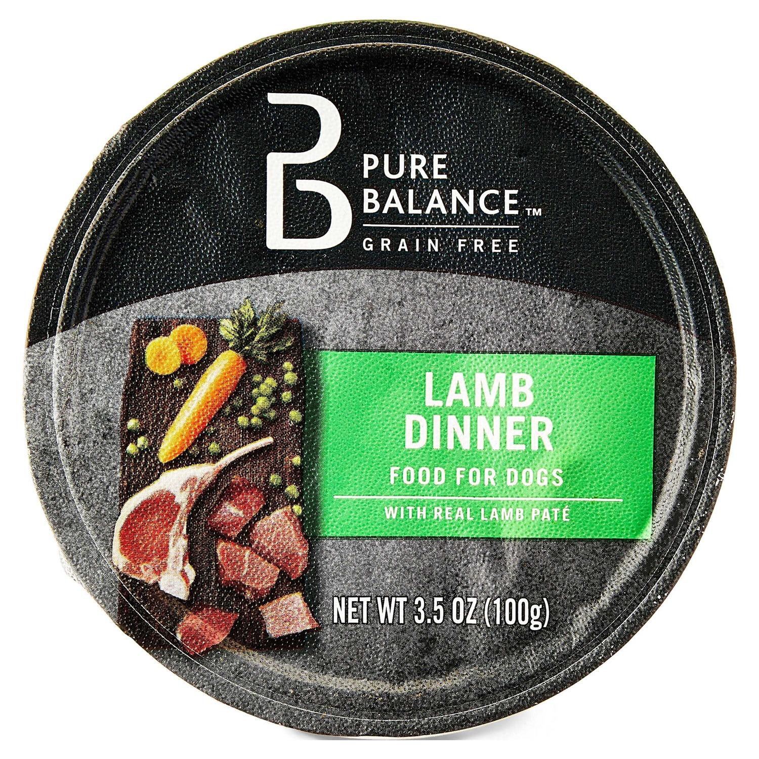Pure Balance Lamb Pate Wet Dog Food Grain-Free