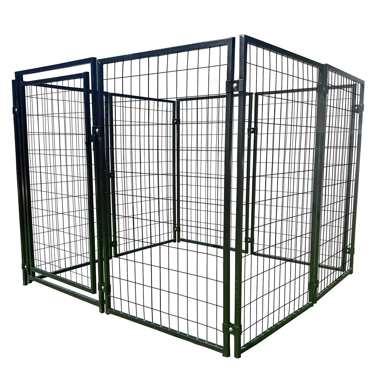 ALEKO Steel Dog Kennel Playpen Indoor Outdoor Pen for Small/Medium/Large Puppy/Dog