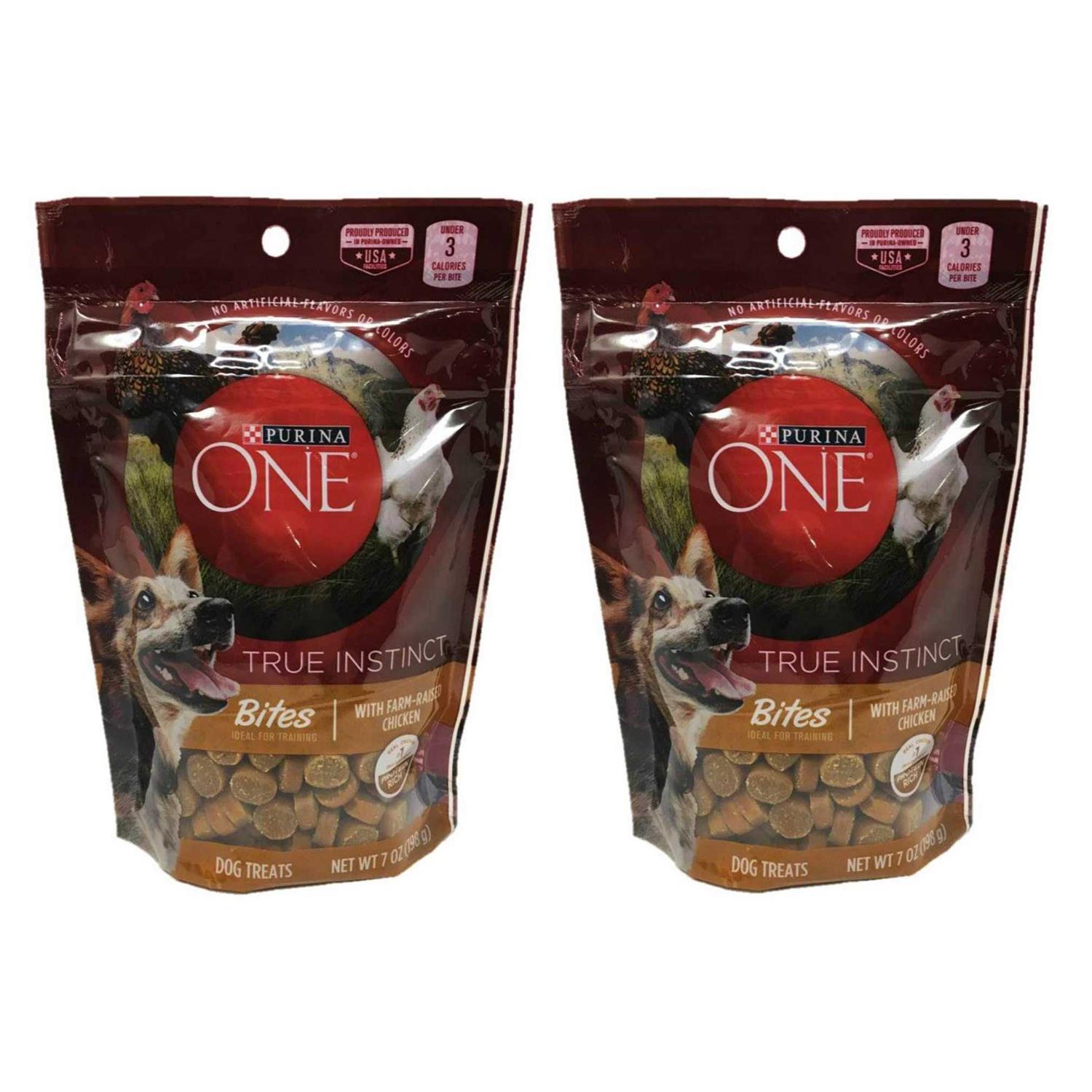 Purina ONE Dog Training Treats True Instinct Bites