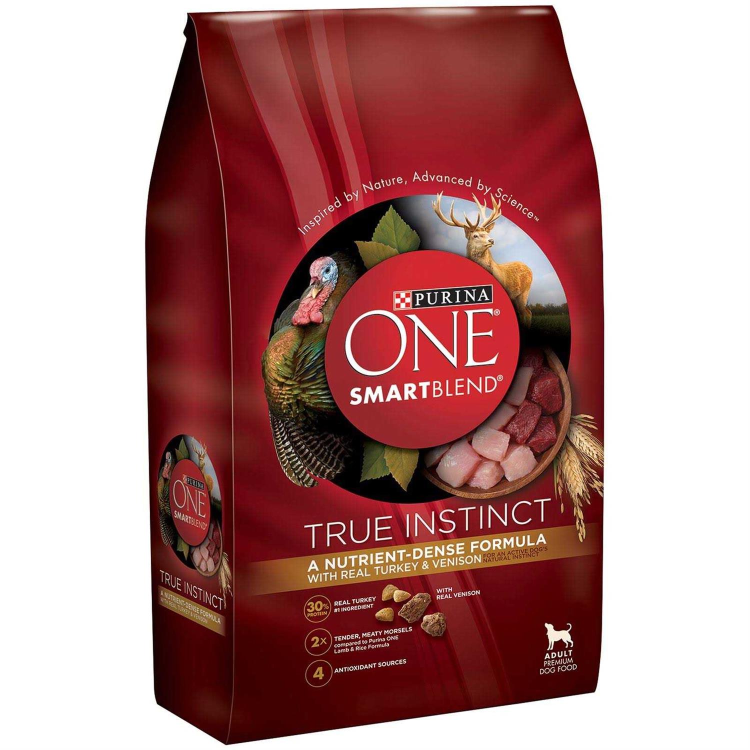 Purina ONE Real Turkey & Venison True Instinct Dry Dog Food