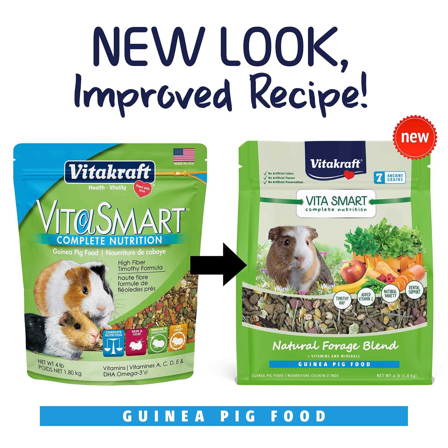 Vitakraft Vita Smart Blend Guinea Pig Food