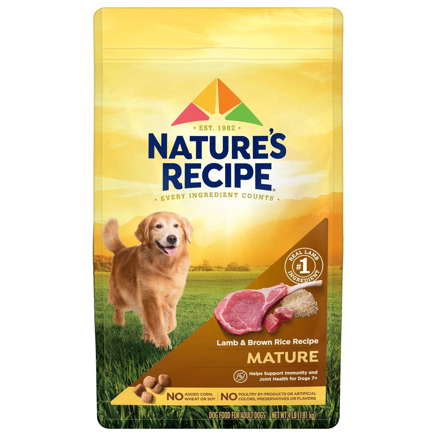 Nature’s Recipe Mature Dry Dog Food