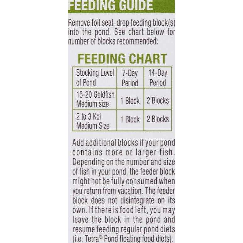Tetra Pond Vacation Food Slow Release Feeder Block