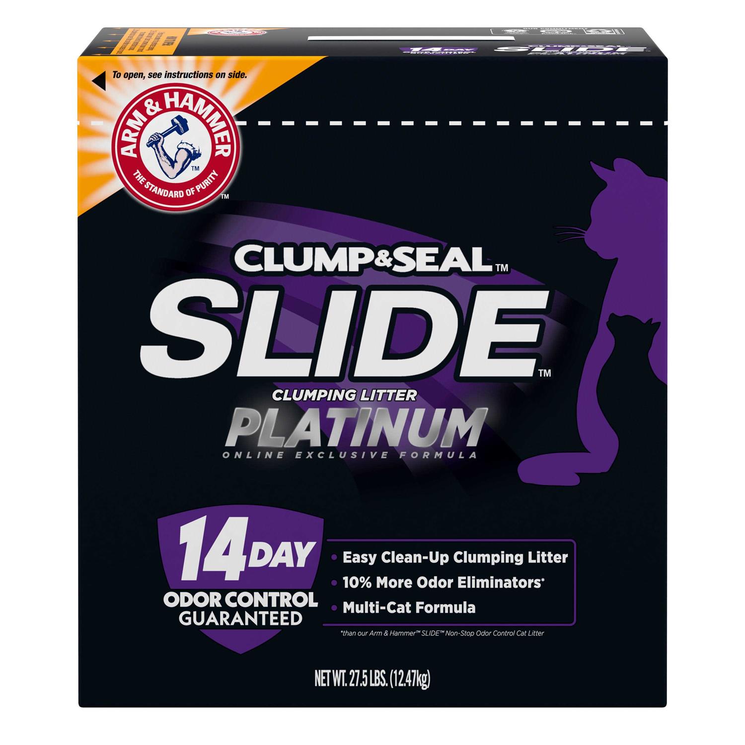 Arm Hammer Slide Platinum Easy Clean-Up Clumping Cat Litter