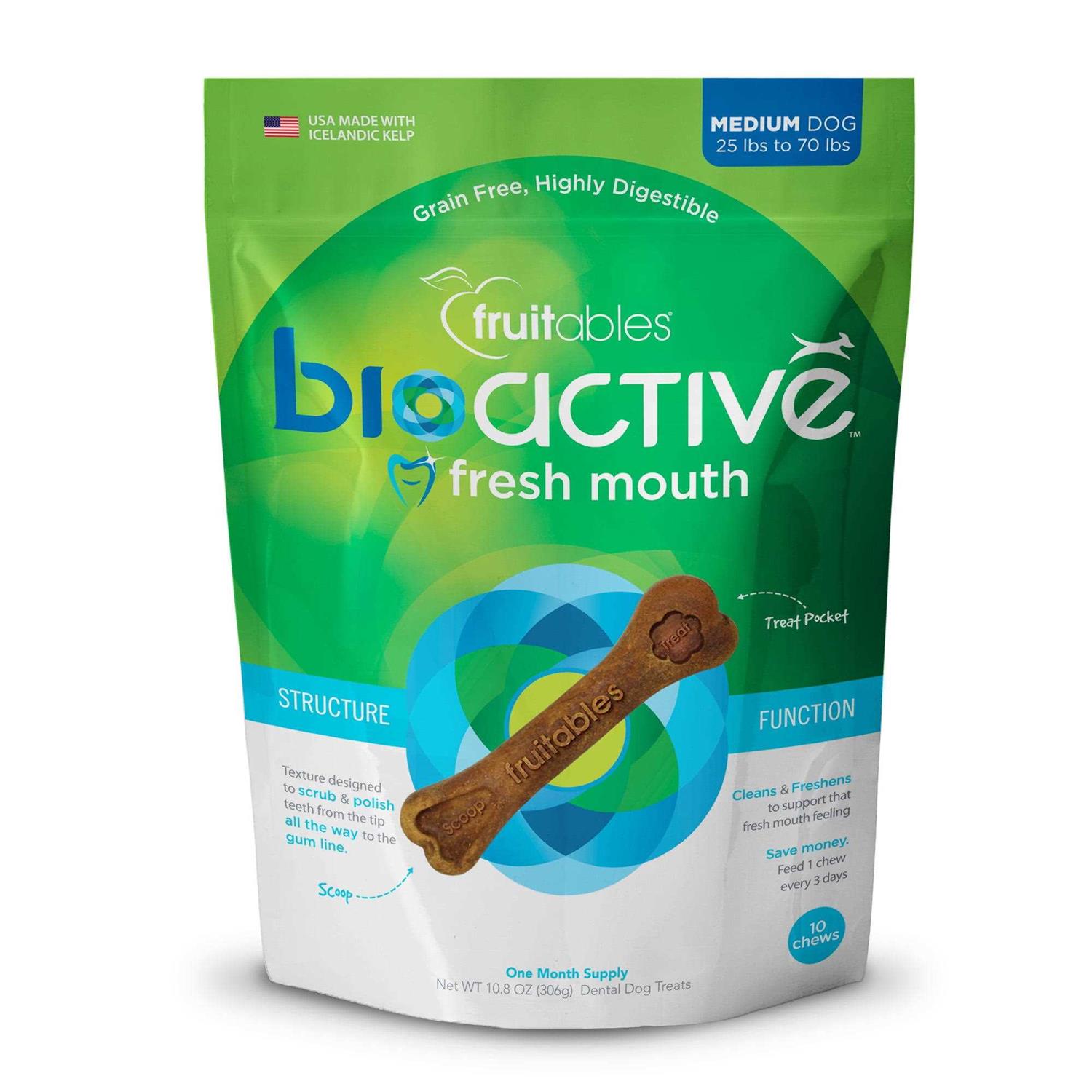 Fruitables Bioactive Fresh Mouth Dental Chews