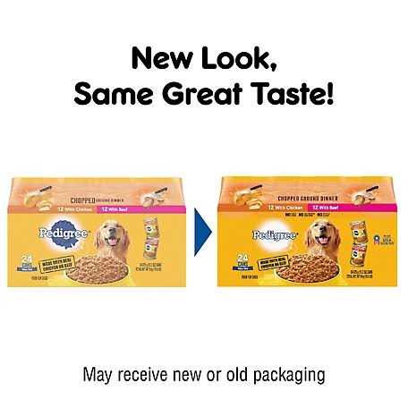 Pedigree Chopped Ground Dinner Dog Food