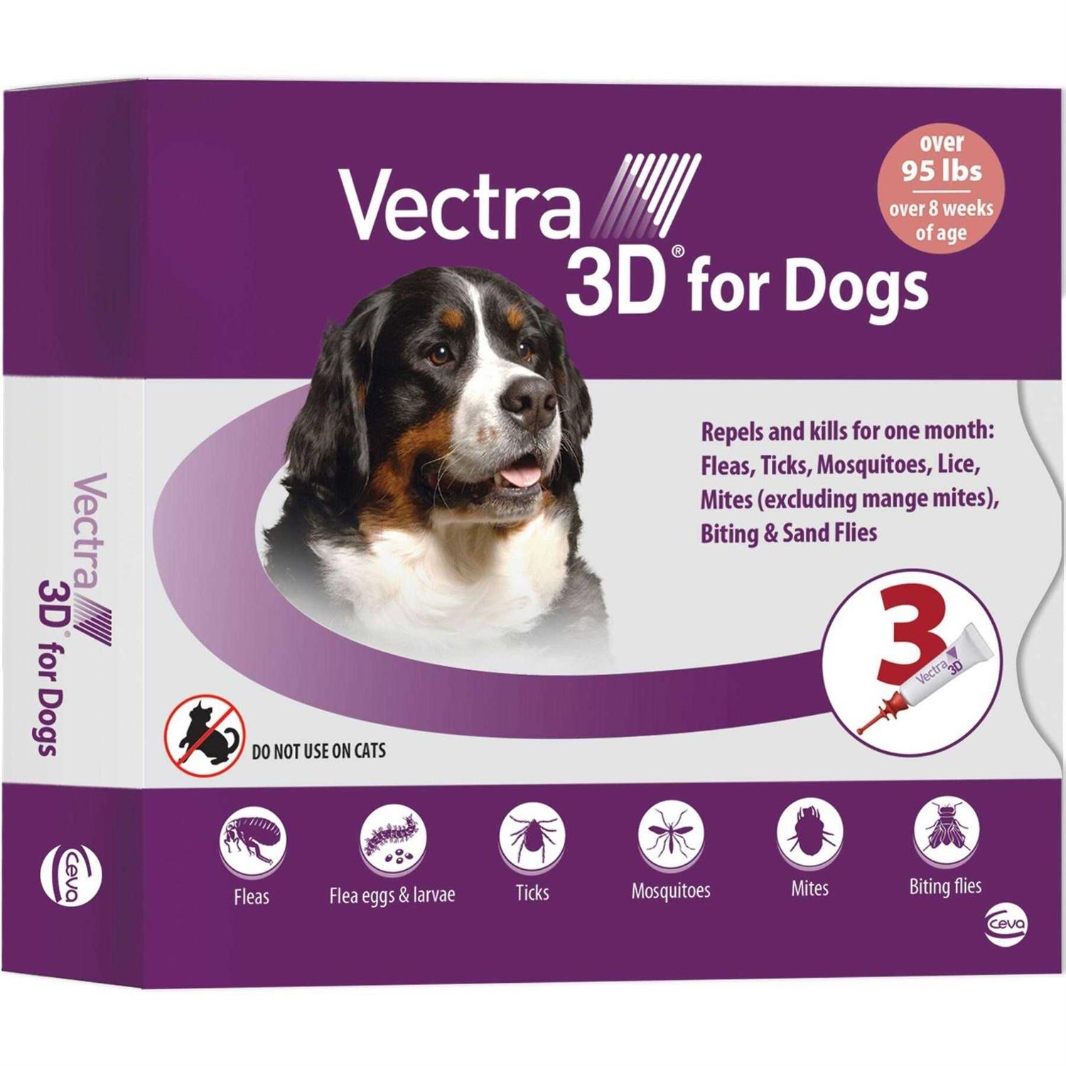 Vectra 3D Over 95 lbs 6 Pk for Dogs